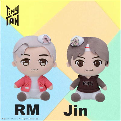 【RM】TinyTAN　Sweet Time　[SP]おすわりぬいぐるみ“RM＆Jin”　39-2