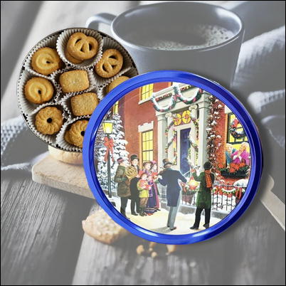【青】ケルセン バタークッキー454g【賞味期限 2024/01/11】©53-2 （22/10/28）