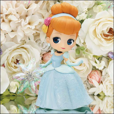★BFセール★125P【Aカラー】Q posket Disney Characters flower style -Cinderella-　74-2(22/10/05)