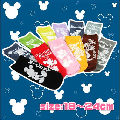 【単品発送不可】★チケットOK★＜種類ランダム＞ ディズニーおしゃれ靴下  14-2