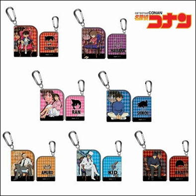【単品発送不可】★チケットOK★＜種類ランダム＞名探偵コナンL字ミニミニポーチ  7-1