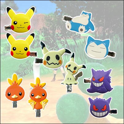 ∞【落下景品獲得】ポケットモンスター ヘアクリップⓉ(23/01/12)