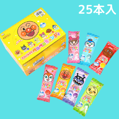 アンパンマン ペロペロキャンディ(25本入) 【賞味期限 2024/01】Ⓣ47-2（23/03/02）