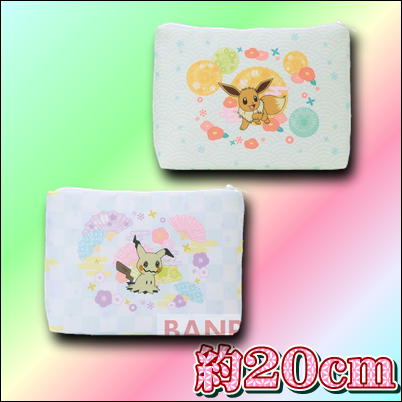 ∞＜とれたね祭＞<<200P→180P>>【落下景品獲得】【イーブイ・ミミッキュ】ポケットモンスター クラッチポーチvol.1　(23/01/29)
