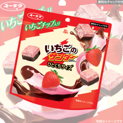 ∞＜Price Down＞いちごのサンダー　ひとくちサイズ【賞味期限 2023/10/12】Ⓣ(23/03/18)