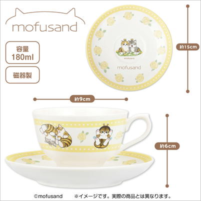 mofusand ティーカップ＆ソーサー 18-1　(23/04/19)