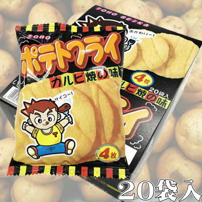 ＜カルビ焼＞ポテトフライ（11g×20袋） 【賞味期限23/10/18】Ⓣ41-2(23/05/04)