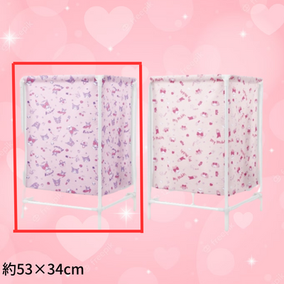 【クロミ】マイメロディ♡クロミ コスメロポップランドリーバスケット　15-3　(23/04/27)
