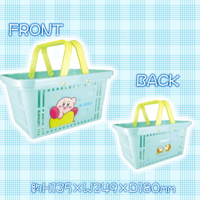 ＜Price Down＞【ブルー】星のカービィ キャラバスケット ワープスター Ⓣ72-2(23/05/28)