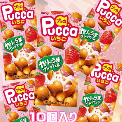 ＜10箱1セット＞プッカ～いちご～【賞味期限 :2024/07】