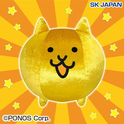 【金ねこ】にゃんこ大戦争 超BIGぬいぐるみ(金ネコ)