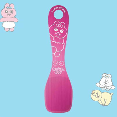 【Pink】おぱんちゅうさぎ　アイスクリームスプーン
