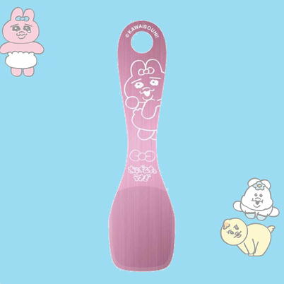【LightPink】おぱんちゅうさぎ　アイスクリームスプーン