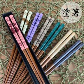 ■【落下景品】ジブリ  塗り箸 21㎝