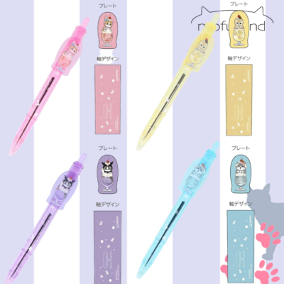 ■【落下景品】mofusand×サンリオキャラクターズ プレート付ボールペン