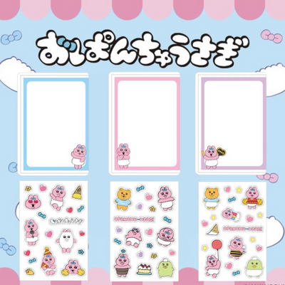 [Frame: Purple] Opanchu Usagi Hard Card Case Deco Set