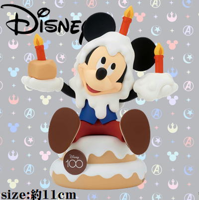 ★祝TDL開園41周年★＜＜150P!?＞＞【ミッキーマウス】ディズニーキャラクターズ ソフビフィギュア -MICKEY MOUSE- Disney100周年ver.