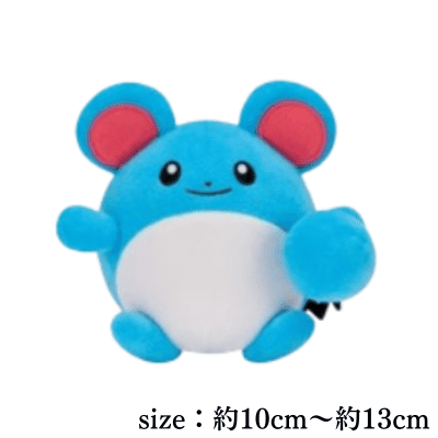 [Mew] Pokémon Look at the Tail! Plush toys - Mew, Marill, Aipom -