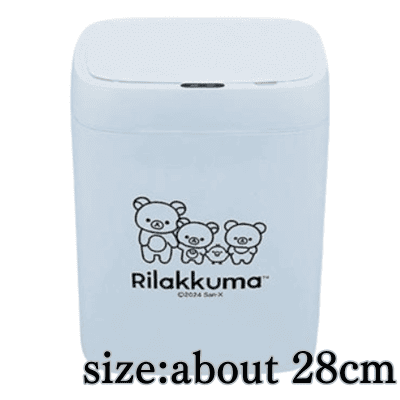 [Blue] Rilakkuma NEW BASIC RILAKKUMA Big dust box with sensor