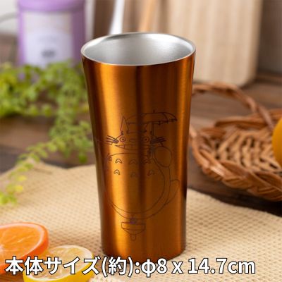 ★Tickets OK★ [My Neighbor Totoro/Nuts] Ghibli Stainless Steel Tumbler 400ml STB4N