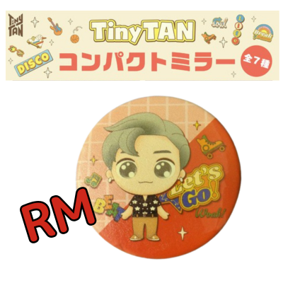 [Red: RM] TinyTAN Solred Time Compact Mirror