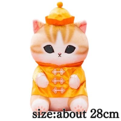 [Orange] mofusand China Nyan Big Plush Toy