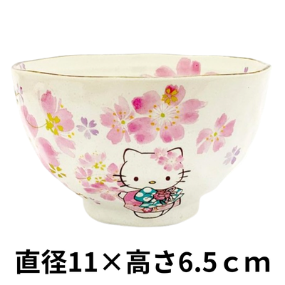 [Hello Kitty] Sanrio Sakura Rice Bowl