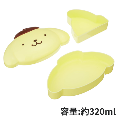 ◆ [Pom Pom Purin] Sanrio Face-shaped Lunch Box *Direct delivery product, delivery date cannot be specified