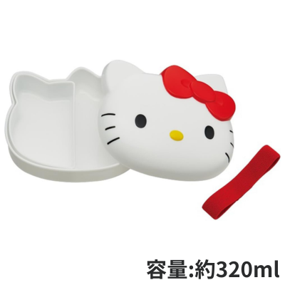 ◆[Hello Kitty] Sanrio Face-shaped Lunch Box *Direct delivery product, delivery date cannot be specified
