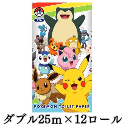 Pokemon Toilet Roll Double (25m x 12 rolls)