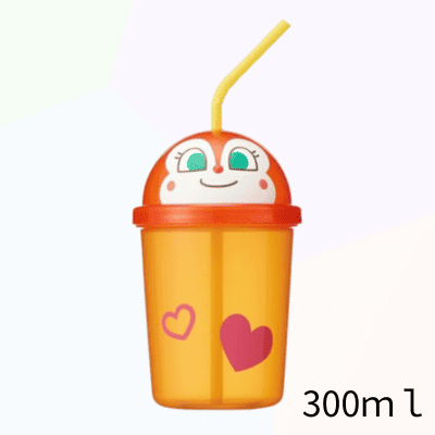 [Dokin-chan] Anpanman Die-cut Straw Cup (330ml)