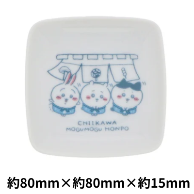 [Collection (Curtain)] Chiikawa Small Plates [Chiikawa Mogumogu Honpo]