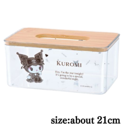 [Kuromi] My Melody♡Kuromi Midnight MeloKuro Clear Tissue Case