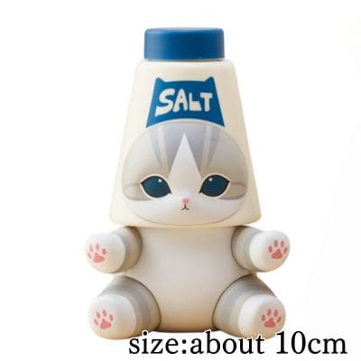 [Salt Cat] mofusand Kitchen Figure - Seasoning Container -