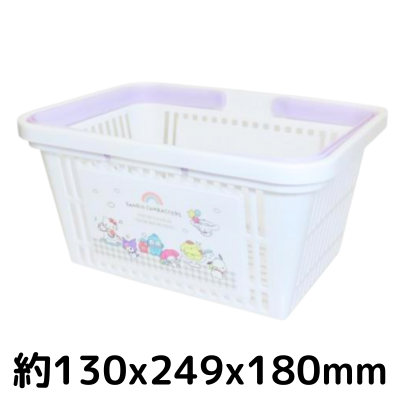 [Gingham Check] Sanrio Character Basket