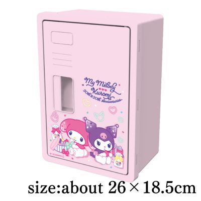 [Pink] My Melody Kuromi Anniversary Locker Box *The box may have scratches and the sweets inside are not included.