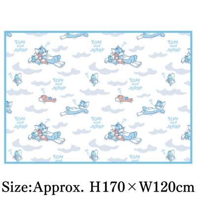 [Blue] Tom and Jerry Fluffy Blanket