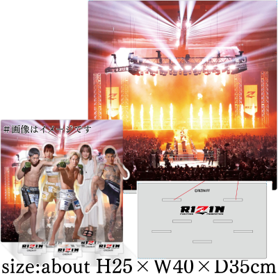 RIZIN acrylic display