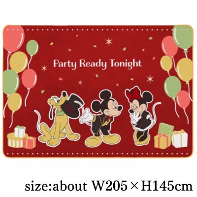 Mickey & Friends Party Ready Tonight Large Blanket