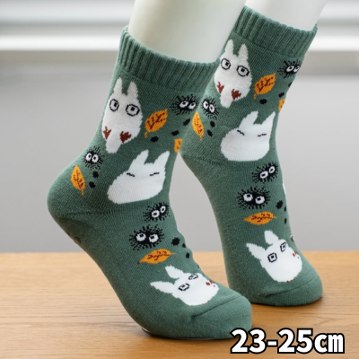 [Small Totoro] My Neighbor Totoro Warm Room Socks 23-25cm