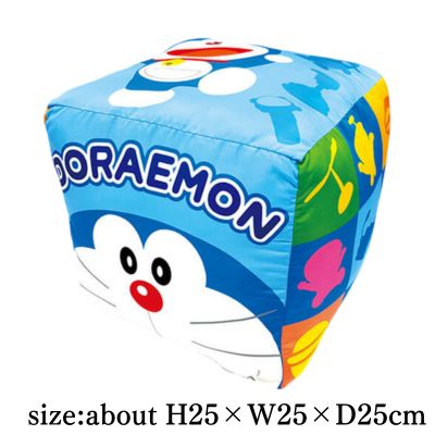 [Doraemon] Doraemon Icon Pattern Dice Cushion
