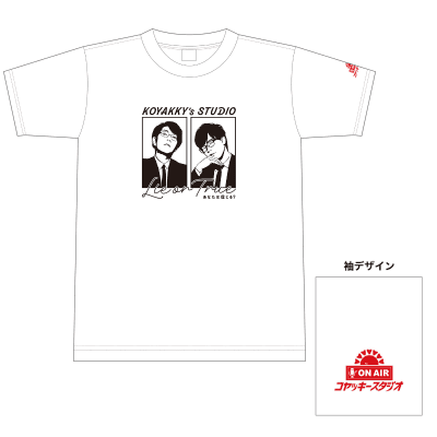[White: L size] Koyacky Studio T-shirt