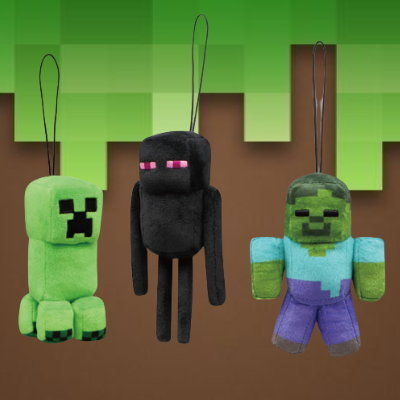 Minecraft Mascots - Creeper, Zombie, Enderman