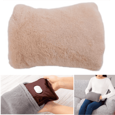 [Beige] Heat storage hot water bottle 