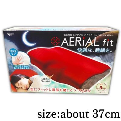 [Red] Memory Foam Pillow Aerial Fit *Box damaged