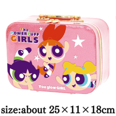 [Get by charging] [Pink] Powerpuff Girls Sparkly Vanity Bag
