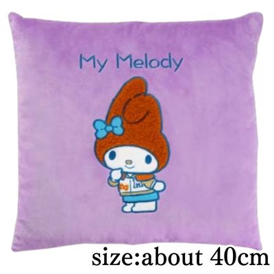 [My Melody] Sanrio Characters Grayish Hangout Mocotto Cushion 1