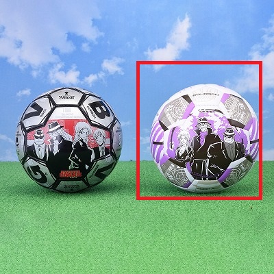 [Get by charging] [Purple] Detective Conan Platinum Zakka Soccer Ball 2023