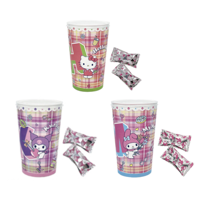 【random】Sanrio Chocolate Cups (4 pieces) [Best before date: June 2026]