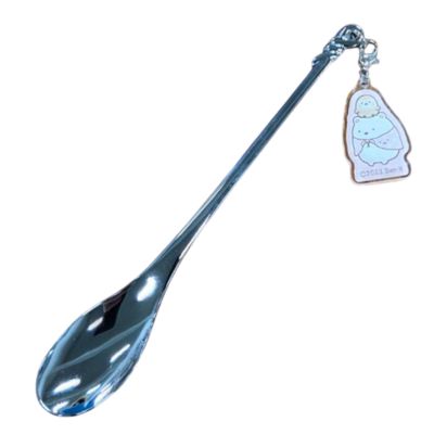 ★Winning Experience Guarantee★ [Polar Bear] "Sumikko Gurashi" Mini Spoon with Acrylic Charm